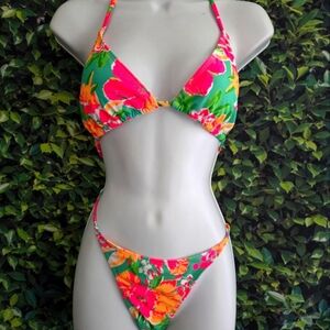 Shein Multi Colored 2 PC Bikini